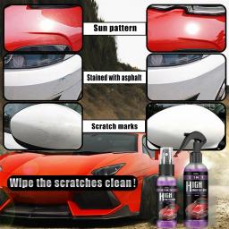 Revestimento cerâmico Fortify Car Wax Polish Spray, hidrofóbico, intenso, brilho brilhante, vidro, rodas, pintura, selante, detalhe, 3 em 1 - Image 5