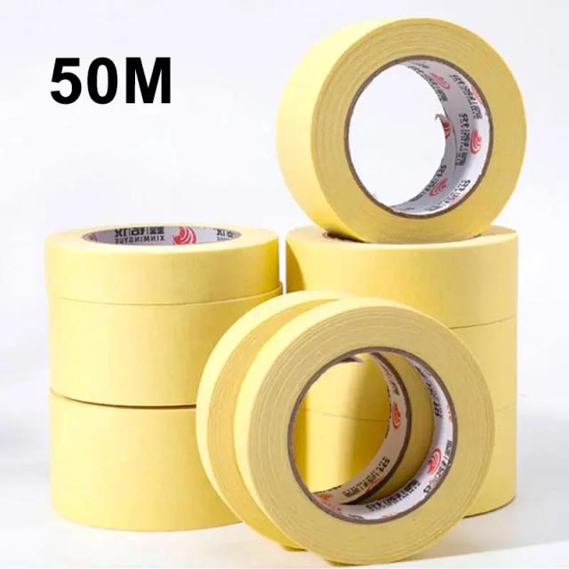 Papel Texturizado Gravável de Alta Viscosidade Amarelo com Larguras Variadas para Arte e Máscaras - 50m de Comprimento