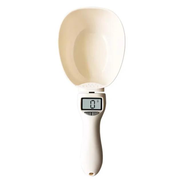 Colher de Medição Eletrônica Multifuncional para Cozinha: Ideal para Farinha, Arroz e Ração Pet