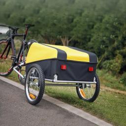 Bicicleta Trailer Adequado para Multi-veículo, Caminhão Trailer, Bicicleta Cargo Trailer, Depois Camping Carrinho para Crianças - Image 4