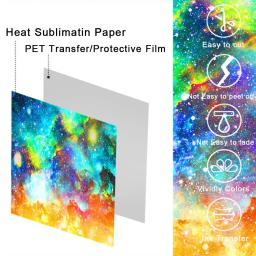 Folha de transferência de tinta infusível galaxy, sublimação, impressão de vinil, canecas, camisetas, bolsas, porta-copos, chaveiros, decoração diy para corte - Image 5
