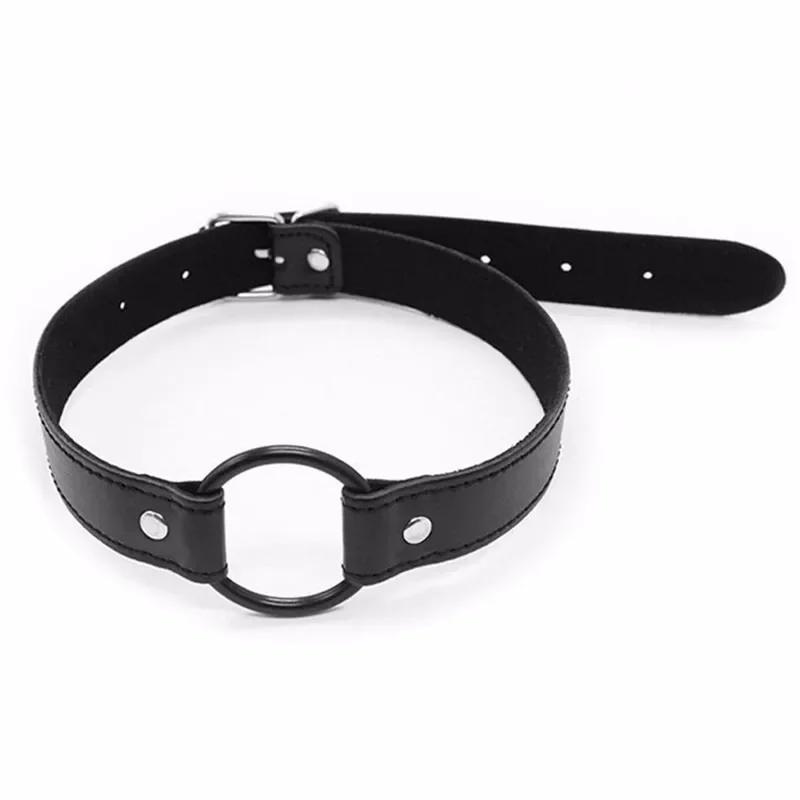 Cinta de mordaça de anel o de silicone completo, mordaça de mordida de boca aberta, brinquedos bdsm de fixação oral fetiche, focinho de bondage de escravo sexual sm ferramentas de flertar de casal - Image 1