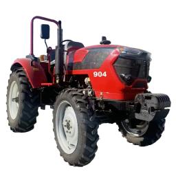 Trator agrícola multifuncional para serviço pesado, 90hp, 4x4, com colheitadeira de arroz, adequado para depósito de campo seco de arroz - Image 2