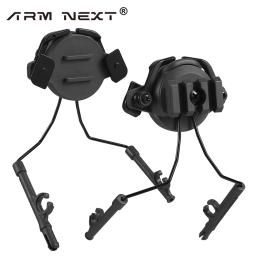Capacete tático acessórios airsoft militar fone de ouvido titular capacete adaptador ferroviário caça tiro fone de ouvido suporte - Image 2