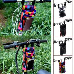 Cesta de bicicleta multiuso destacável cesta frontal à prova d'água para bicicletas, scooters acessórios de bolsa de armazenamento de bicicleta - Image 5