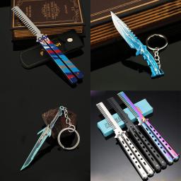 Elegante borboleta Cosplay faca, Cosplay de Valorant Yoru, CSGO herói armas, Smite Knife campeões, Karambit, modelo de espada estrangeira, 2021 - Image 1