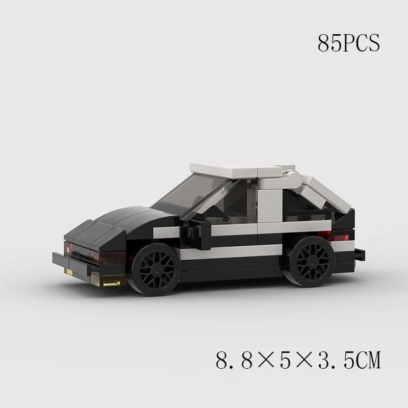 Moc velocidade ae86 carros racer blocos de construção conjuntos cidade veículo modelo diy crianças menino brinquedos esporte técnica super criativa - Image 1