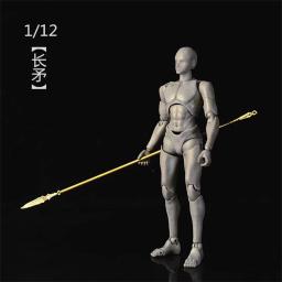 Modelo de Arma Miniatura Brinquedo, Longa Lança De Batalha, Figuras De Ação, Colecionável Corporal, 1:12, Alta Qualidade, Se 6 '', Em Stock - Image 2