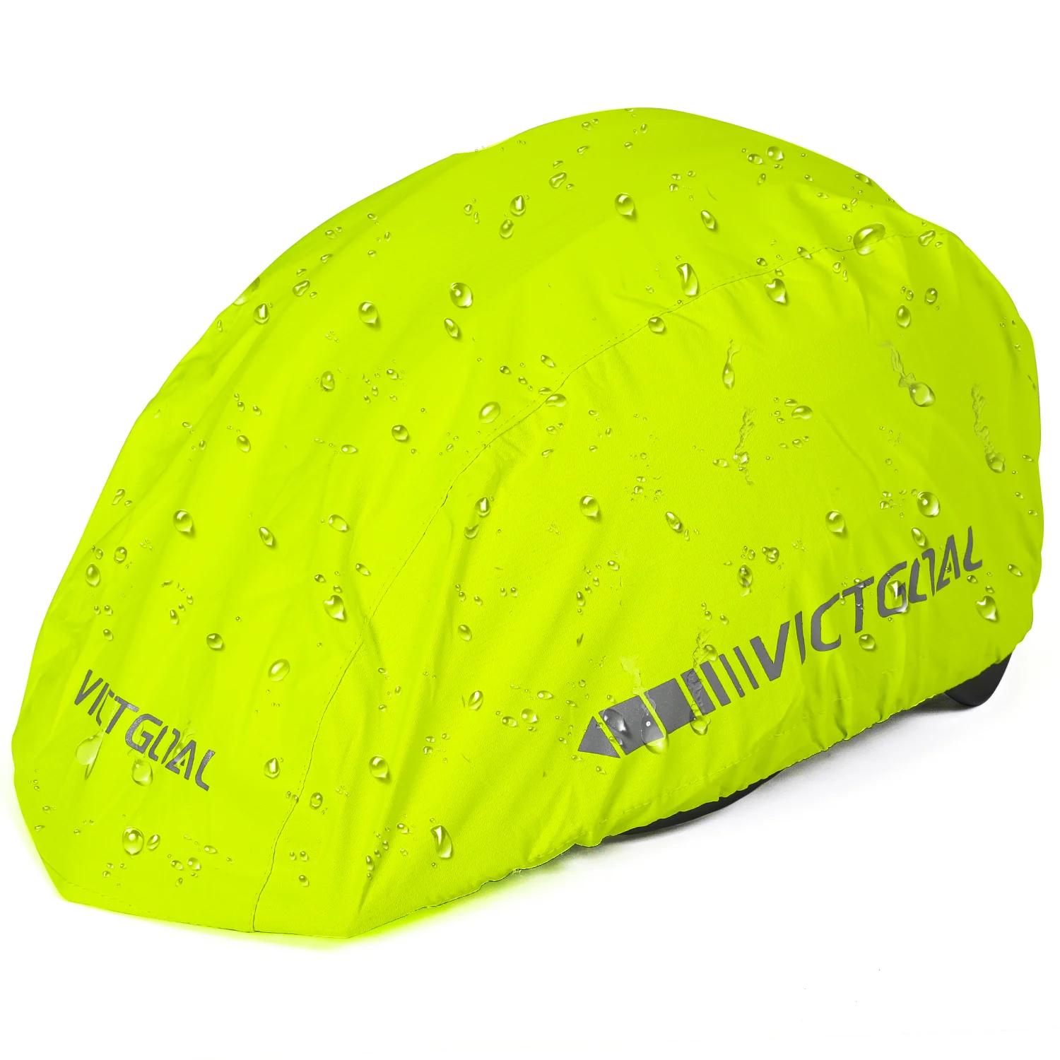 VICTGOAL Capa refletiva impermeável para capacete de bicicleta capacete de ciclismo à prova de chuva capa de chuva MTB capacete de bicicleta de estrada capas à prova de poeira - Image 1