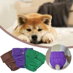 Calças fisiológicas para animais, fita adesiva confortável, calças menstruais para cães à prova de vazamento para cães - Image 4