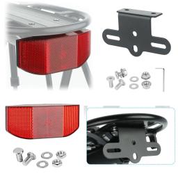 Suporte de luz traseira de bicicleta, L-Shaped Bike Front Rear Reflector Kit Suporte de alumínio Acessórios de ciclismo para a noite - Image 1