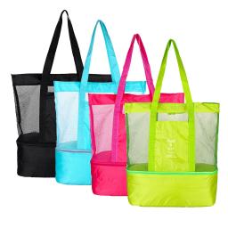 Bolsa de Praia de Rede com Compartimento Térmico - Image 4