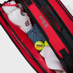 Original saco de raquete de tênis mochila acessórios do esporte das mulheres dos homens mochila esportiva pro saco atlético frança aberto clash v2 - Image 3