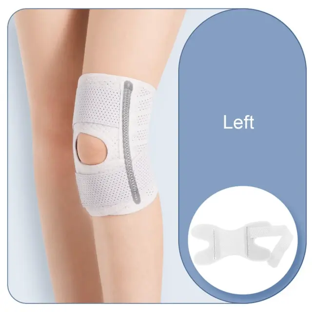 Joelheiras Elásticas Pressurizadas para Homens e Mulheres - Protetor Esportivo de Articulações, Ideal para Atividades Físicas e Voleibol, 1 Unidade
