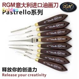 1 peça conjunto de faca de paleta italiana premium RGM para pintura a óleo, aquarela, acrílicos e escultura - variedade de estilos, acessível - Image 3