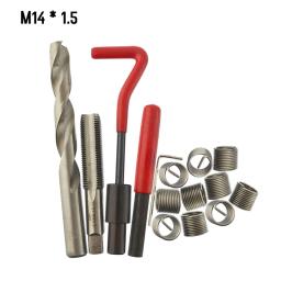 Kit de inserção de reparo de rosca métrica Helicoil Car Pro Coil Tool Kits, M5, M6, M8, M10, M12, M14, 15 peças, 20 peças, 30 peças - Image 3