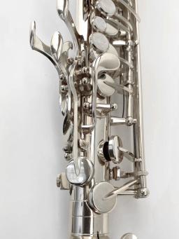Prata Saxofone Alto Profissional, E-Flat, One-to-One Estrutura, artesanato japonês, Jazz Instrumento, sax alto, alta qualidade, 62 - Image 5