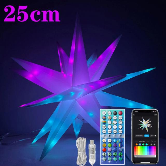 Luz Estrela LED RGB Bluetooth App Controle 1 Unidade