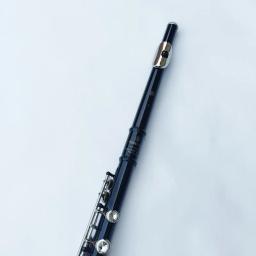 Japão 212 preto 16 buracos flauta instrumento de sopro fechado chave adicionar o e c tom niquelado concerto flauta com música caso - Image 1