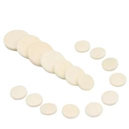 Clarinete Pads para B-Flat Tune, Acessórios Reparação Profissional, Ferramentas De Substituição, Instrumento De Sopros, Peças De Reparo, 17 Pçs/set - Image 4