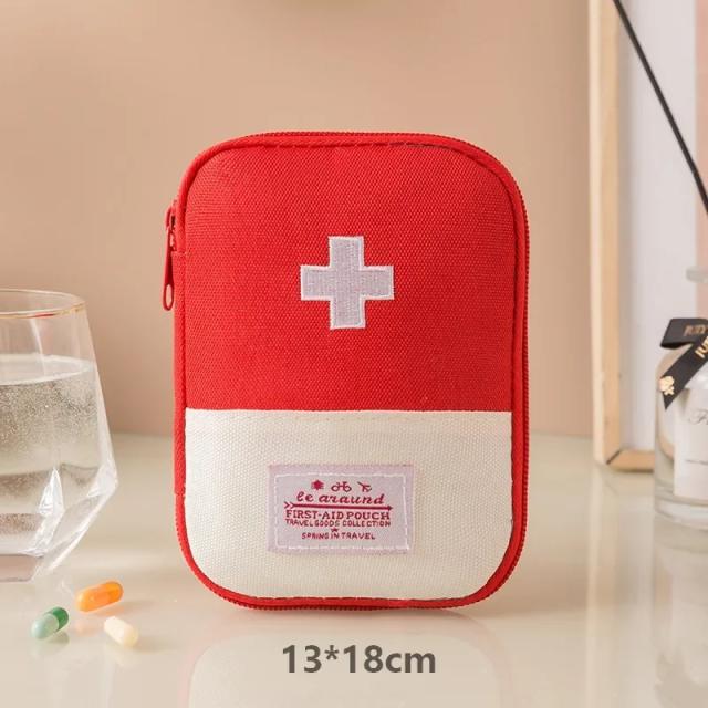 Kit de Primeiros Socorros Portátil para Emergências ao Ar Livre - Organizador de Viagem e Sobrevivência em Acampamentos
