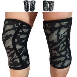 Neoprene Sports Joelheiras de Joelheira para Musculação, Compressão Halterofilismo, Treinamento Crossfit Presanceado, Bench Press, Ginásio, 7mm - Image 2
