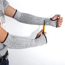 Luvas De Trabalho Resistentes A Corte HPPE, Manga De Braço De Segurança, Luvas De Proteção De Pulso, Anti Cut Guard Bracers, Proteção De Braço, Nível 5 - Image 6