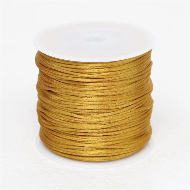 Cabo de Cetim de Nylon 1.5mm para Artesanato: Ideal para Joias, Pulseiras Trançadas e Macramé