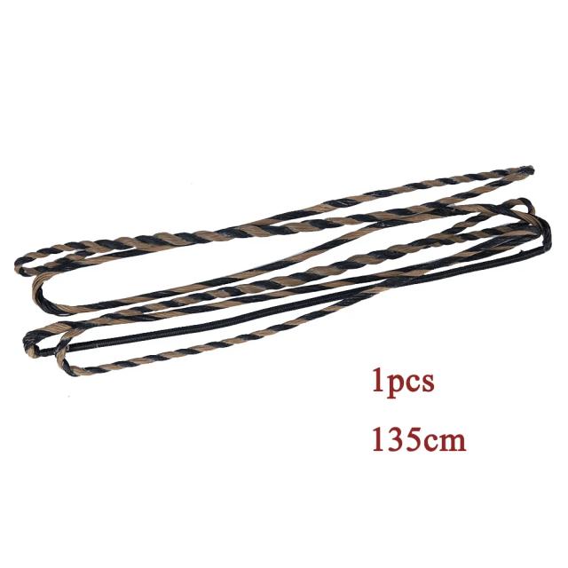 1 pçs 145/135cm flamengo bowstring substituível 16 vertentes arco corda para esportes ao ar livre caça tiro com arco recurvo acessórios