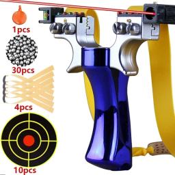 Dupla espiral rápida compressão Slingshot, caça ao ar livre, tiro elástico com papel alvo, pacote de exercícios, 4 cores - Image 1
