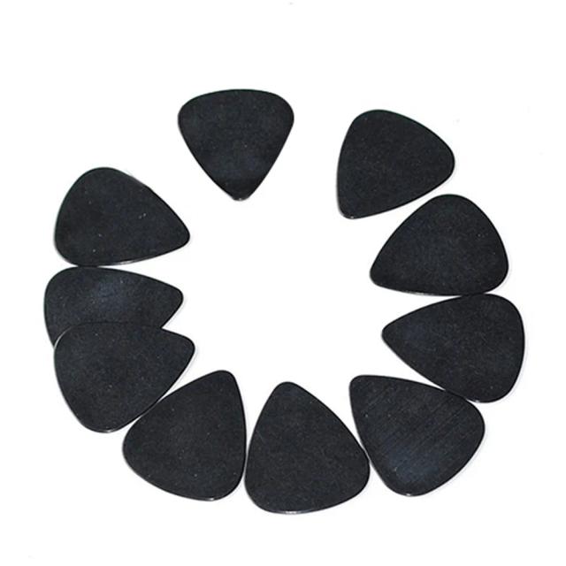 Conjunto de 10 Palhetas Pretas para Instrumentos Musicais - 0,5mm, Acessórios Essenciais para Treinamento Musical