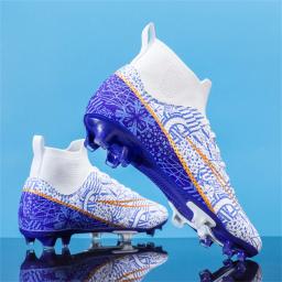 Botas de futebol dos homens sapatos de futebol crianças fg/tf sapatos de treinamento adolescentes anti-deslizamento esportes chuteiras botas crianças tênis ao ar livre - Image 2