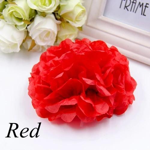 Pompons de Papel Coloridos para Decoração de Casa e Festas - Conjunto de 20 Peças em Diversos Tamanhos (4", 6", 8", 10")