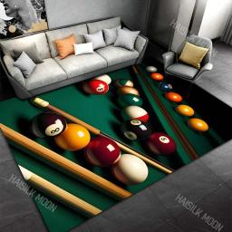 Tapete impresso com tema de bolas de bilhar 3d hd, sala de estar, quarto, escritório, quarto infantil, durável, antiderrapante, lavável à máquina - Image 6