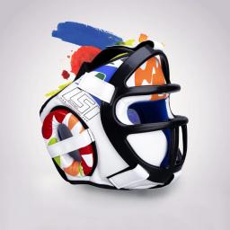 PU Sanda Boxe Capacete para Crianças, Proteção Espessada, Adulto Taekwondo Headguard Set, Artes Marciais Headguard - Image 1