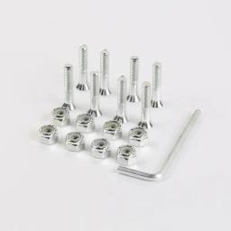Parafusos para caminhões de skate m5x2 5/29/32/38/44/50mm, parafusos de montagem, antiferrugem, durável, ponte, porcas, reparo de rodas de caminhão de skate - Image 5