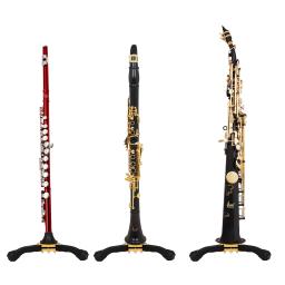 Suporte de saxofone flauta dobrável Flauta portátil Suportes de Oboé Stand Saxofone reto soprano Suporte de tripé Acessórios de instrumento de sopro - Image 2