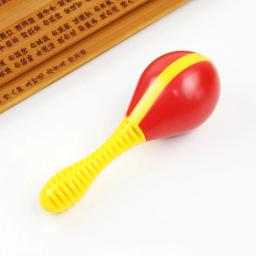 VENDA QUENTE 2Pcs Plástico Colorido Maracas Bebê Criança Instrumento Musical Rattle Shaker Party Crianças Brinquedo Presente Da Criança Brinquedos - Image 2