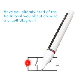 Circuito eletrônico Desenho Pen, tinta condutora, instantaneamente mágico Pen, DIY Maker, estudante, crianças, Educação presentes mágicos, ouro - Image 4