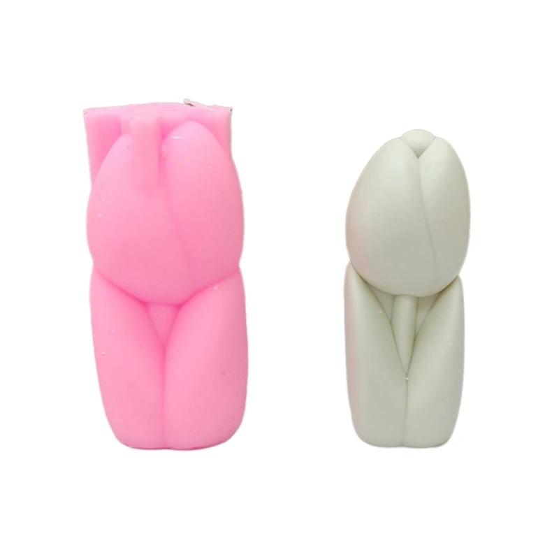 Molde cera forma tulipas, tema flor, molde fundição silicone, moldes velas coloridas, acessórios, presentes - Image 1