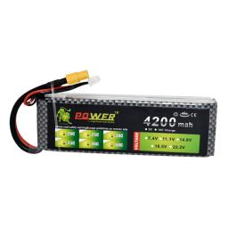 2S 1500mah Bateria Lipo 7.4V 2200mah 3000mah 3800mah 4200mah 5200mah 6000mah 10400mah 7.4V Reitor T XT60 EC5 TRX Plug RC Peças - Image 5