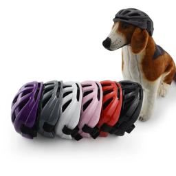 Capacete de motocicleta com Ventilação Buraco, Multi-Sport Hard Hat, Outdoor Bike Doggy Cap, Pequeno Cão Pet e Gato - Image 1