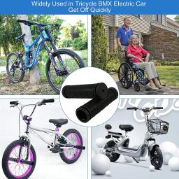 Punhos de guiador antiderrapante para bicicleta, Bmx, MTB, scooter, bicicleta dobrável, downhill, peças de ciclismo, capa macia, 1 par - Image 5