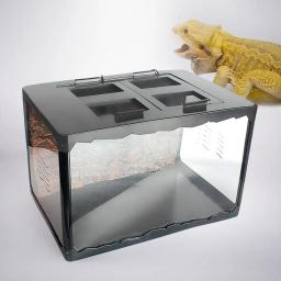 Tanque de vidro temperado para répteis e anfíbios, Knock Down Reptile Terrarium, completo - Image 2