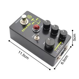 MOSKY-Pedal de efeito Big Fuzz, guitarra elétrica Distortion, Fuzz Booster, 4 Mode Knob - Image 2
