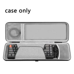 Estojo rígido Geekria compatível com Keychron K6, combinação de teclados e mouse Nuphy Halo65, bolsa de viagem para teclado de 68 teclas - Image 1