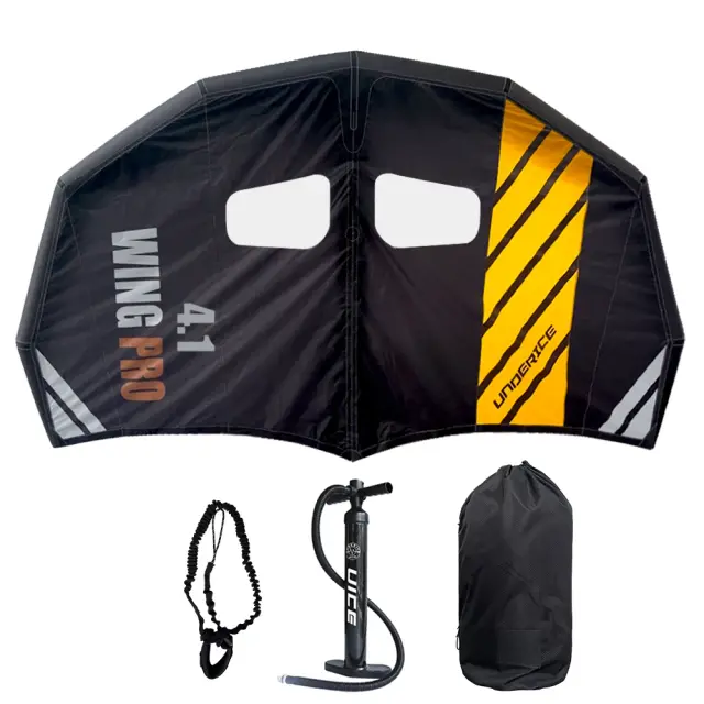 Windsurf Wing Foiling e Kitesurf Inflável Portátil: Prancha de Surf Hydrofoil de 4.1 a 6.1 m²