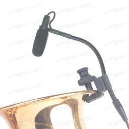 Instrumento musical microfone condensador para saxofone gooseneck orquestra microfone captador para cinto-pack transmissor sistema sem fio - Image 1