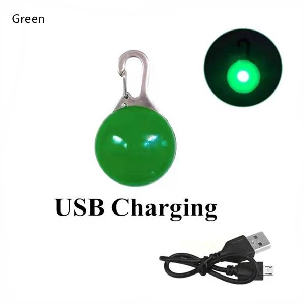Coleiras Luminosas LED para Animais de Estimação, Carregamento USB, Recarregável, Pingente, Flash, Luz Noturna, Colar Cães de Segurança, Acessórios Pet - Image 1