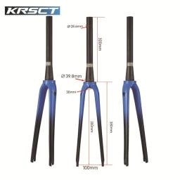 Quadro de bicicleta de estrada de alumínio leve e conjunto de garfo de carbono quadro de freio v garfo cônico de carbono completo 44-48cm tamanhos se encaixa em pneus 25c/28c - Image 5